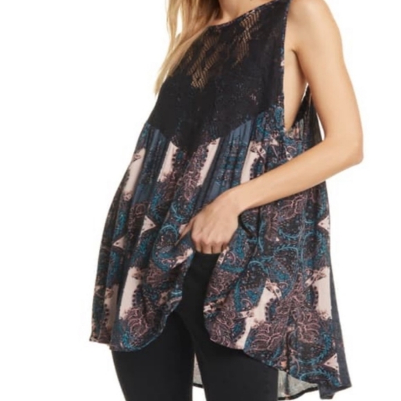 LAST ONE! FLASH SALE ! NWT Free People Trapeze Tunic - Picture 2 of 7